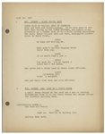Moe Howard's 32pp. Script Dated 1939 for The Three Stooges Film ''A Ducking They Did Go'' -- Very Good Condition